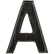 Darice 9190-A Solid Wood Letter, Capital A, 5