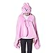 BT21 Official Merchandise by Line Friends - Cooky Character Hooded Throw Blanket for Indoor/Outdoor, Pink
