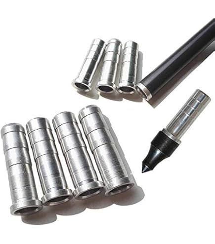 Inserts D'encoche De Flèche Alu 2219 - Réparation Flèches - Lot D'une Douzaine Neuf