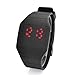 Touch Screen Led Watch Cheap Price Ultra-thin Plastic Candy Color Black Color