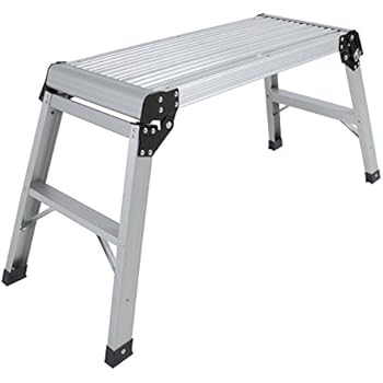 Amazon.com: AUEY Aluminum Platform Drywall Step Up Folding 