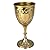 Design Toscano The King's Royal Chalice Embossed Brass Goblet