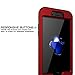 NabeCase Shockproof Case for iPhone 7 Sturdy and Durable and Slim Fit Case for iPhone 7, Red Black