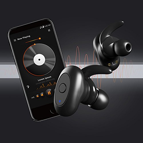 Bluetooth Headphones, Rademax True Wireless Earbuds Stereo Dual V4.2