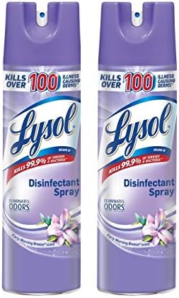 Amazon Com Lysol Disinfectant Spray Early Morning Breeze 19 Ounce Pack Of 2 Health Personal Care Amazon Com Lysol Disinfectant Spray Early Morning Breeze 19 Ounce Pack Of 2 Health Personal Care