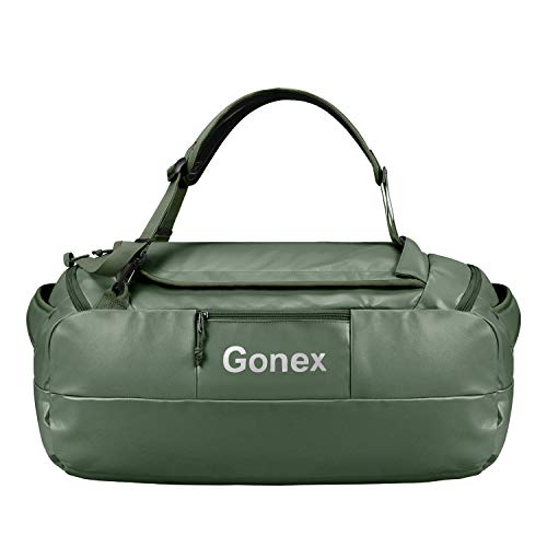 Gonex 60L Water Repellent Duffel Bag Backpack Outdoor Heavy Duty Duffle