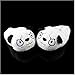 Novelty lovable Panda Household Winter Warm Soft Plush Antiskid Indoor Home Slippers