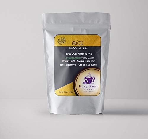 Organic Coffee Whole Bean Dark Roast - Organic Fair Trade Certified Dark Roast Coffee | Artisan Craft Roasted 100% Arabica Coffee (NEW YORK NANA)