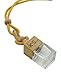 Vanilla Pineapple Hanging Car Air Freshener, Long-Lasting Creamy and Tropical Fragrance, Premium Car Diffuser for Men, Women, Odor Eliminator, Luxury Car Accessory by KubeScent Air Freshener
