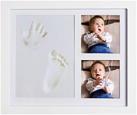 JOYBINO Baby Clay Handprint &amp; Footprint Photo Frame Kit For Newborn Girls &amp; Boys | Unique Baby Shower Gift Set For Newborn Parents | Memorable Keepsake Decoration For Nursery Room Wall