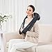 Snailax Shiatsu & Percussion Neck and Shoulder Massager with Heat Deep Kneading Back Massager Massage Pillow for Neck Shoulder Back Foot to Relieve Muscles Soreness and Pains SL-665