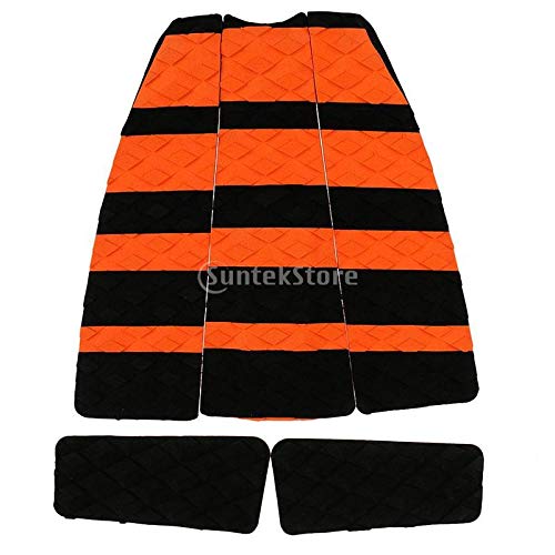5 Piece Stomp Grip Deck Traction Tail Pad for Surfing Skimboarding Longboard - Thumbnail 3