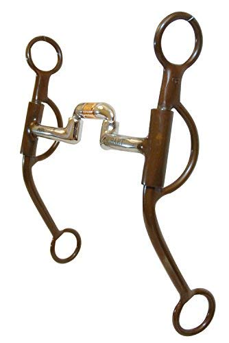 Metalab Hilason Antique Finish Sweet Iron Loose Cheek Correctional Horse Bit