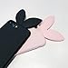 VERYLULU Lover Couple Case Set of 2PCS 3D Cute Cartoon Bunny Pink Rabbit Ears Tail Back Girls Lover Soft Silicone Phone Coque Cover Case For Apple iPhone 7 and for iPhone 8 (4.7