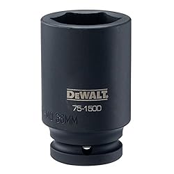 DEWALT 3/4" Drive Impact Socket Deep 6 PT 36MM
