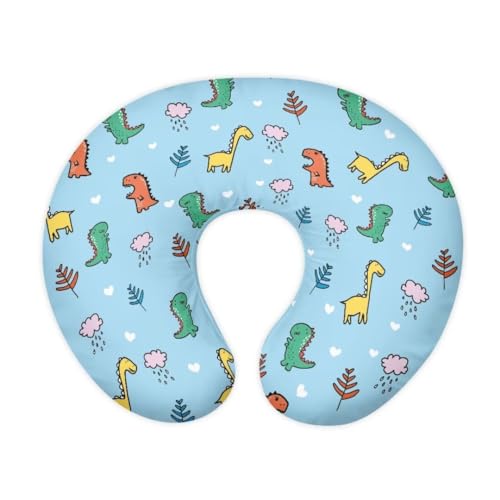 TSVAGA Nursing Pillow Cover for Baby Boys Dinosaur Breastfeeding Pillow Slipcover Cushion Cover, Soft Fabric Fits Snug On Infant, Fits for Nursing Pillow Newborn