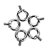 Eowpower 5 Pieces M8 Male Thread Machinery Shoulder Lifting Ring Eye Bolts