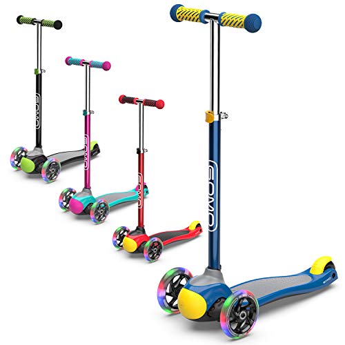 GOMO Three Wheel Scooter For Kids 2-5 Years Old - Toddler Scooter for Kids Ages 3-5 - Toddler Scooter 2 Year Old - 3 Wheel Scooter for Kids Ages 3-5, Kids Scooter for Boys & Girls Patinetas Para Niñas