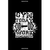 Gym Today Work Tomorrow: Cardio Workout Journal | Notebook | Workbook For Workout & Hiit Training Fan - 6x9 - 100 Graph…