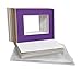 Golden State Art, Pack of 25 Mixed Colors Pre-Cut 8x10 Picture Mat for 5x7 Photo with White Core Bevel Cut Mattes Sets. Includes 25 High Premier Acid Free Mats & 25 Backing Board & 25 Clear Bags