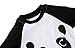 Mammybaby Little Girls Panda Long Sleeved Pajamas Set Cotton DRG7463 (11-12Y) White
