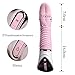 Tongue Vibrator Clitoris Stimulation -Feelingirl G-Spot 10 Vibration Modes Soft Dildo Vibrators USB Rechargeable, Adult Sex Toys for Couples & Women (Pink)