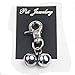 EXPAWLORER Cat Bell 2 Pack - Cat Collar Accessories Bells Loud with Claw Buckle, Pet Jingle Charm Ornament Training Pendant Jewelry, Tracker for Saving Birds, Neck Decoration for Dogs Kitten, Silver