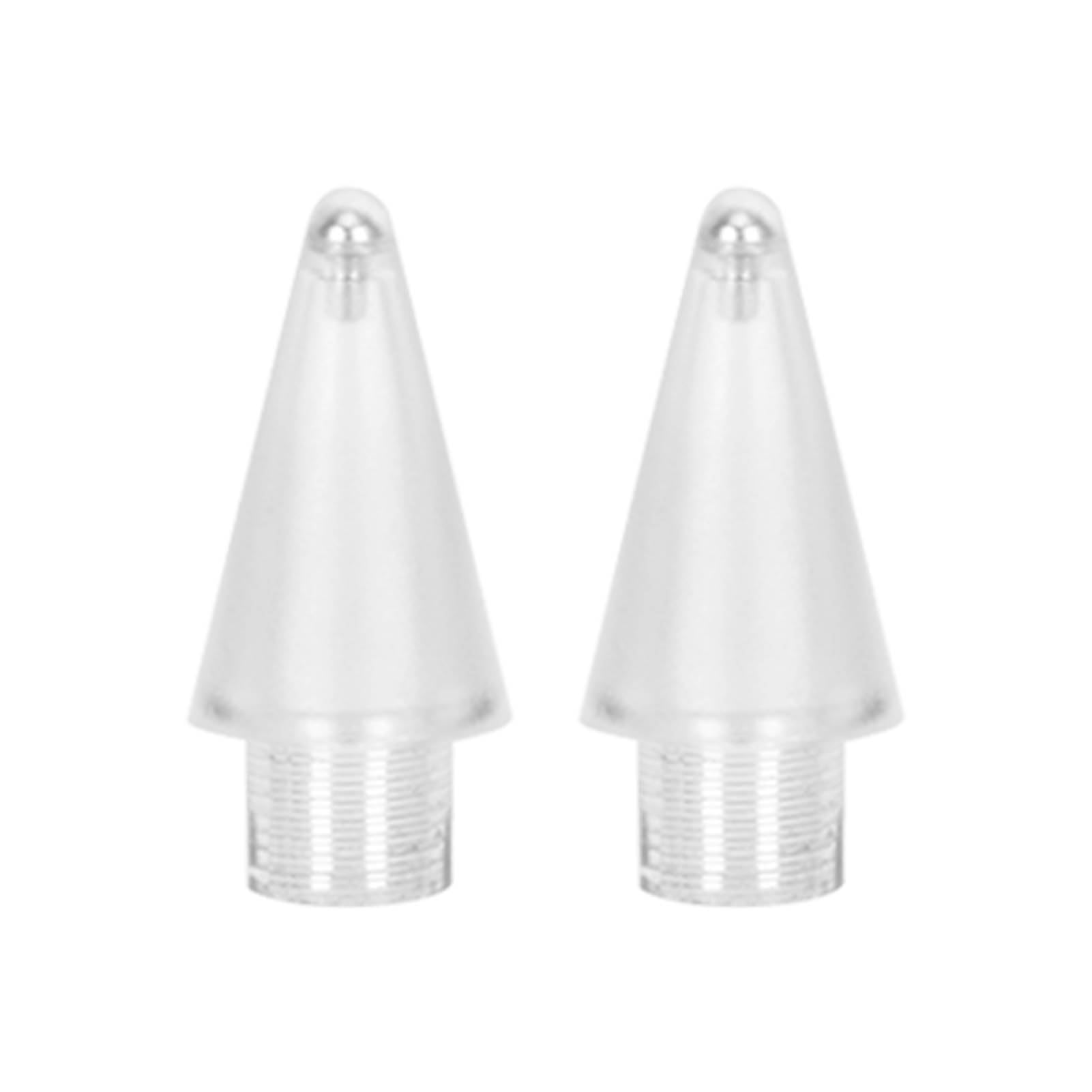 ASHATA 2 Pcs Replacement Tips Stylus Nibs, Compatible with M-Pencil 2nd, High Sensitivity Precise Control (Transparent)