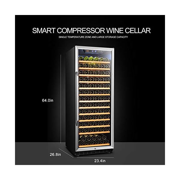 Lanbo-Built-in-Compressor-Wine-Chiller-Single-Zone-Wine-Cellar-Fridge-149-Bottle