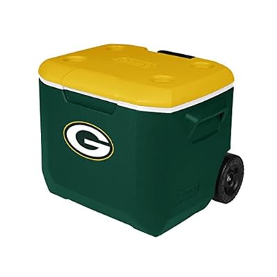 Coleman Company NFL Green Bay Packers Performance Cooler, 60 quart, Green/Yellow