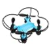 Virhuck Volar-360 Nano Drone (Suit for Experienced Flyer) 2.4 GHz 4.5 CH 6 AXIS GYRO Multicolor LED with Rolls and 3D Flips, Blue