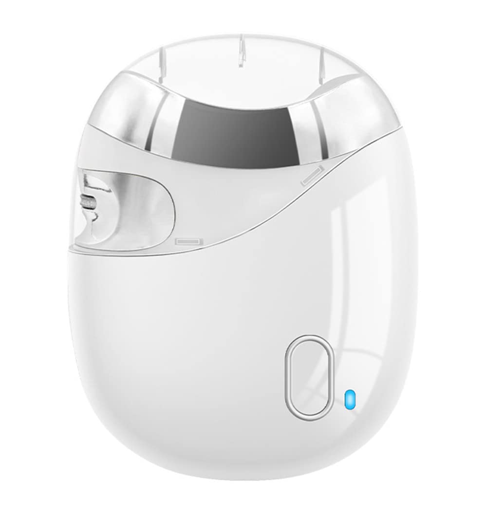 Lancoon Automatic Nail File, Stainless Steel Blade with Shearing Grinding Easy to Carry Safe Curved Protection Design Fingers Toes for Children Babies Seniors