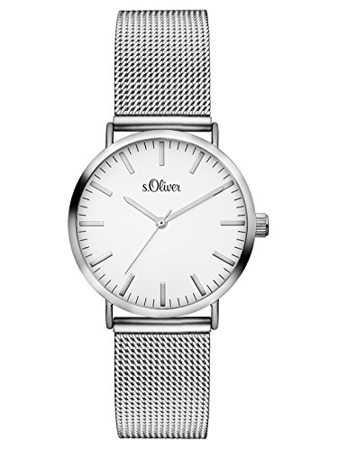 ایگرد | قیمت و خرید S.Oliver Damenuhr Analog Quarz mit Edelstahlarmband, 30  mm