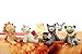 yueton 20pcs Stargazy Pie Animal Miniature Ornament Set for Dollhouse Decor Fairy Garden