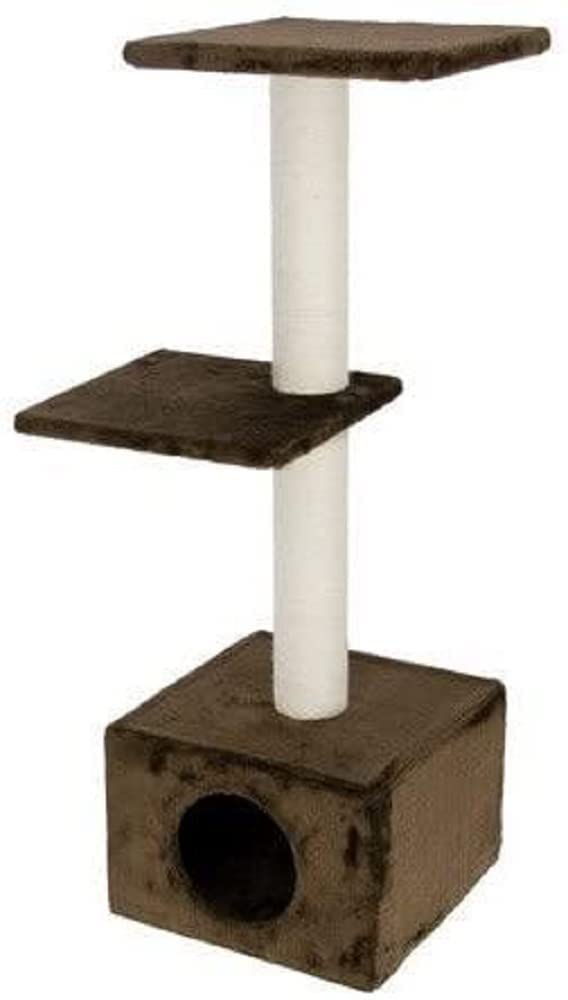 Kerbl Cat Tree, 37 x 37 x 109 cm, Brown, Venus