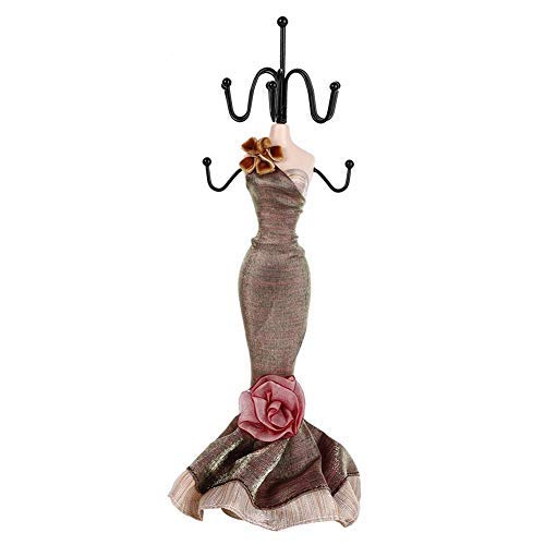 Betued Jewellery Holder Display Stand, Necklace Earring Bracelet Organizer Resin Crafts, for Necklace Bracelet Rings Watches Home Decoration (Small Model)