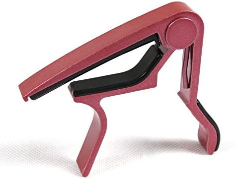 tazimall 1Pc Music Electric/Acous&amp;Lt;Wbr/&amp;Gt;Tic Guitar Capo Hand-Held Metal Diacritical Umlaut Clip