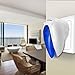 SmartDude Wireless Doorbell SD003 Waterdrop Wireless Plug in System with Light Long Range, 36 Chimes, Loud Ring Doorbell Kit