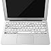 Mosiso Protective Keyboard Cover Skin for MacBook Air 11 Inch (Models: A1370 and A1465), White Marble