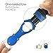 Ticoze Fish Gripper, Portable Fish Lip Gripper, Made from Rust-Proof Aluminum Alloy and TPR Handle, Blue
