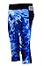 COCOLEGGINGS Womens 3D Digital Print Workout Yoga Capri Pants Cropped Leggings