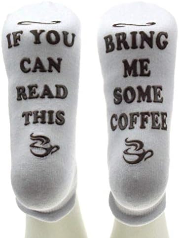 Coffee Socks “If You Can Read This, Bring Me Some Coffee"