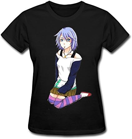Sept Generic Women's Request Mizore Shirayuki Rosario Vampire T-shirt Black