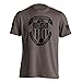 Dion Wear Fallen Heroes Veteran Military Men's T-Shirt, Brown Savana, X-Large