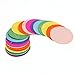 Colorful Paper Garland, Circle Dots Hanging Decorations, Rainbow Sprinkle Decorations for Birthday Party, Wedding and Classroom Party - 4pcs