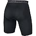 NIKE Men's Pro Shorts, Black/Dark Grey/White, Medium