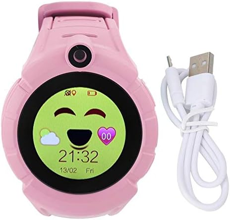 Solome Q360ラウンドタッチスクリーンキッズスマートウォッチwifi Gps子供アンチ失われたテイクの写真 商い ピンク