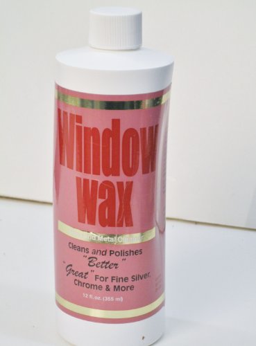 Window wax glass & metal cleaner