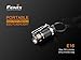 Fenix E16 700 Lumen CREE neutral white LED EDC/keychain Flashlight EdisonBright CR123A Lithium Battery bundle