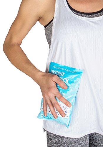 IceWraps 6” x 9” Instant Cold Breakable Ice Packs - Emergency Disposable First Aid Ice Packs (24 Pack)